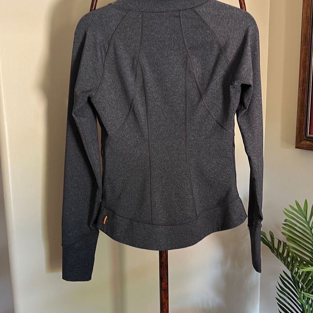 Lucy Gray Fitted Activewear Jacket - image 4